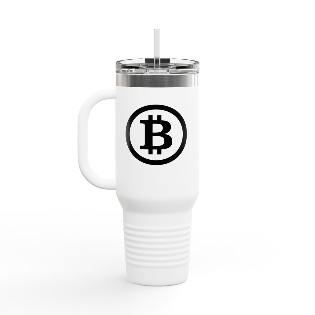 Bitcoin Logo 40oz Insulated Travel Mug